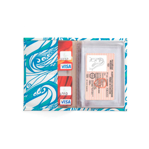 Обложка для автодокументов, AUT2 «Волны»