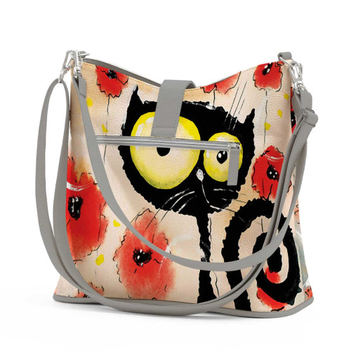 Сумка на плечо BG12 «Flower cat»