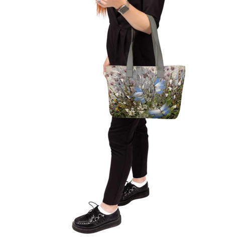 Сумка тоут, BAG2 «Бабочки над цветами и травами»