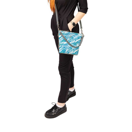 Сумка кросс-боди BAG8 «Волны»