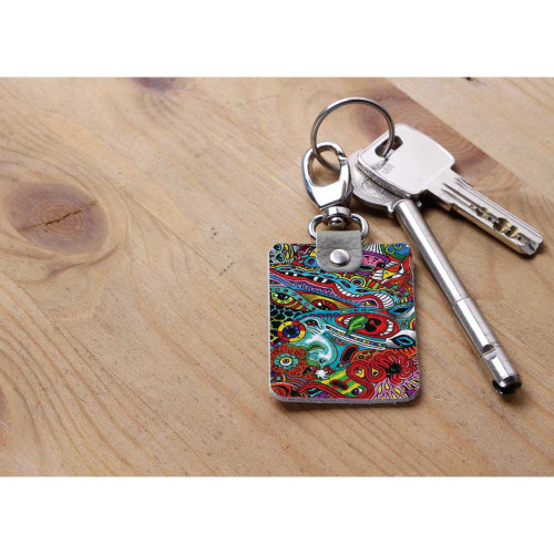 Брелок (Прямоугольный ) TRI1 «Graffiti»