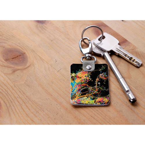 Брелок (Прямоугольный ) TRI1 «Burst of Color»