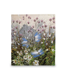 Кошелек мини PR17 «Бабочки над цветами и травами»