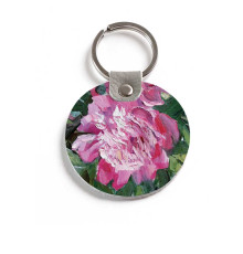 Брелок (Круглый) TRI4 «Пионы 2»