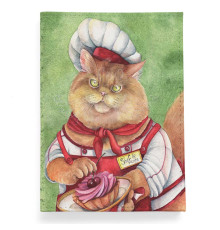 Обложка для паспорта, PAS2 «Кот-шеф-повар»