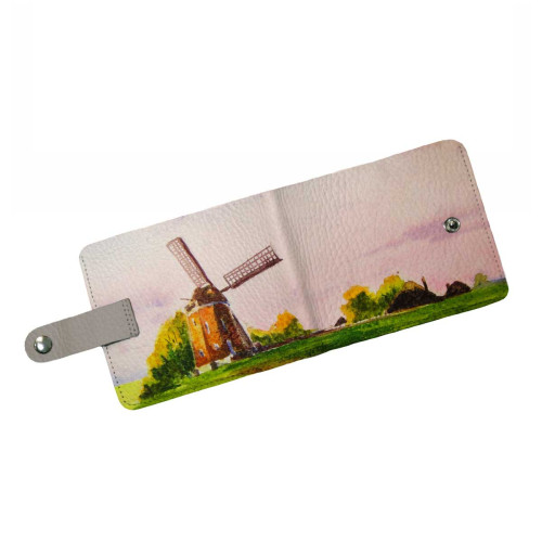 Кошелек мини PRS8 «Поля тюльпанов Голландия»