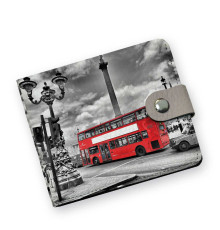 Кошелек мини PRS8 «London bus»