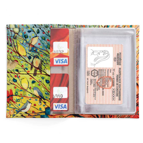 Обложка для автодокументов, AUT2 «Birds»