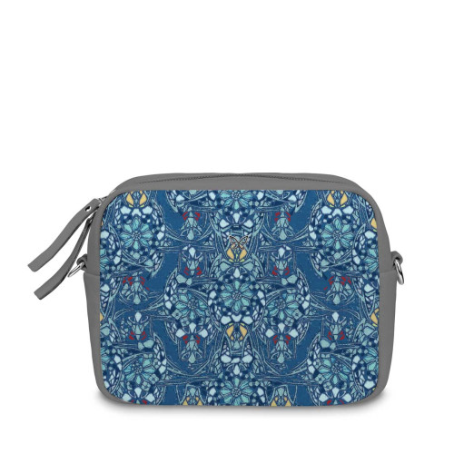 Сумка кросс-боди BG47 «Мозаика голубая»