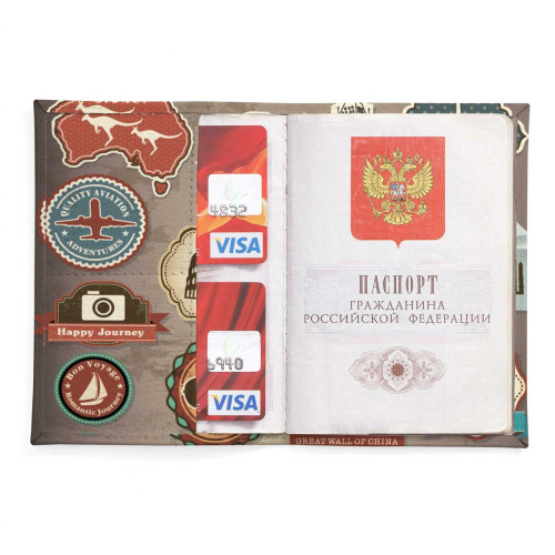 Обложка для паспорта, PAS2 «Travel»