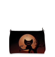 Сумка шолдер, BAG3 «Кот на ветке»