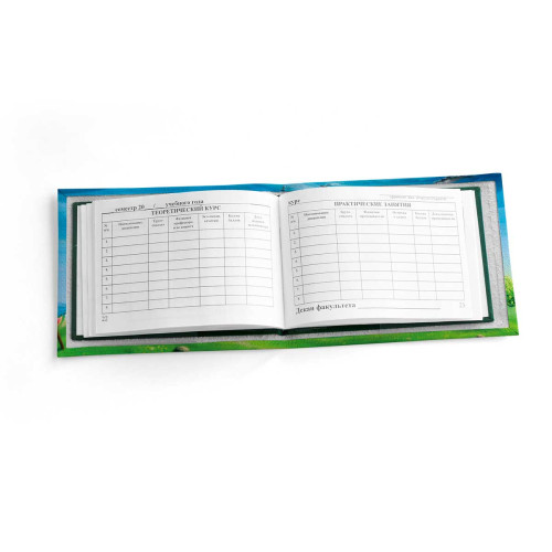 Обложка для зачетной книжки ZTK1 «Green hills»