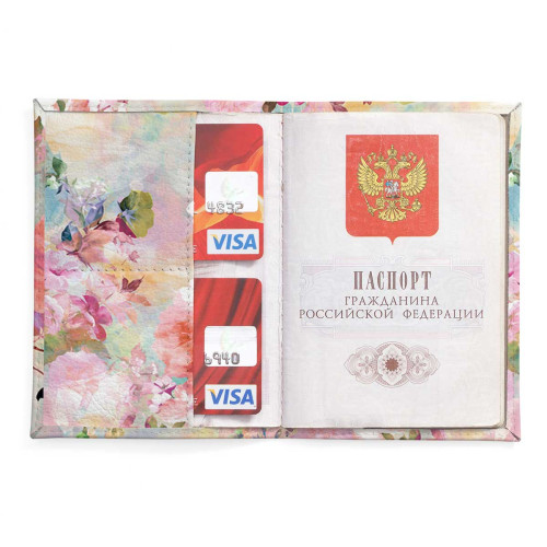 Обложка для паспорта, PAS2 «Peonies»
