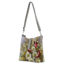 Сумка на плечо BG12 «Бабочки и цветы»