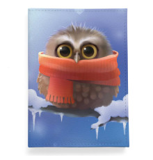 Обложка для автодокументов, AUT2 «Owl in scarf»