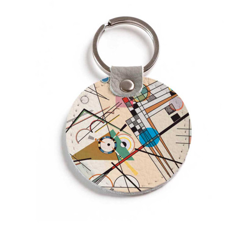 Брелок (Круглый) TRI4 «Kandinsky Composition»