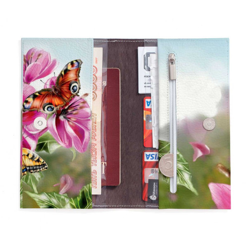 Портмоне PRS3 «Бабочки большие»