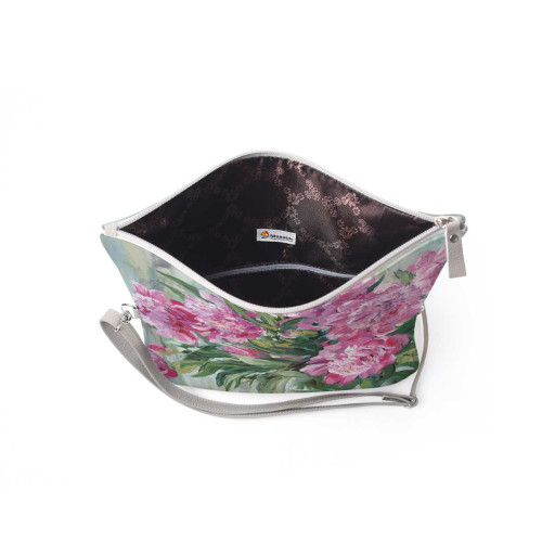 Клатч, кросс-боди KHL3 «Пионы 2»