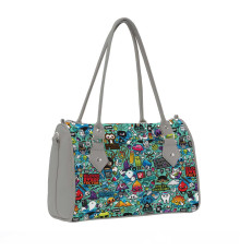 Сумка на руку BG13 «Colored drawings»