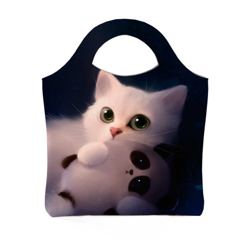Сумка тоут BAG4 «Cat & Panda»