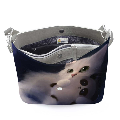 Сумка на плечо BG12 «Cat & Panda»