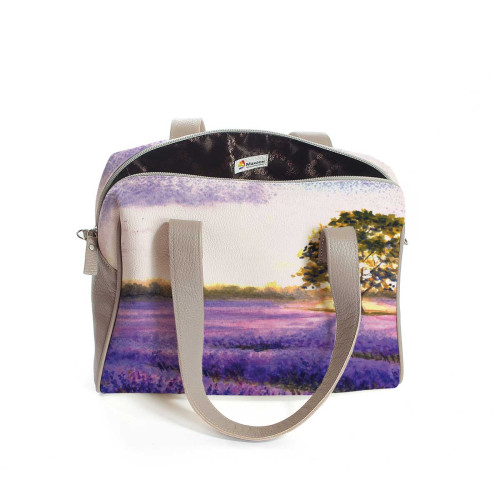 Сумка на плечо BAG5 «Лавандовые поля Франции»