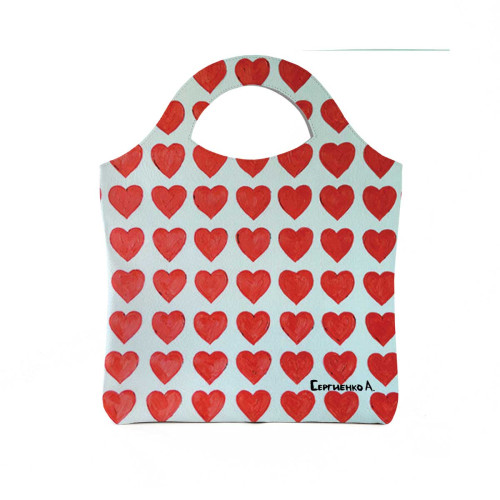 Сумка тоут BAG4 «Сердечки»