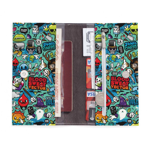 Портмоне PRS3 «Colored drawings»