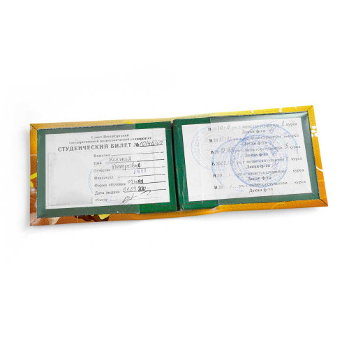 Обложка для студенческого билет STD1 «Бабочка 8»