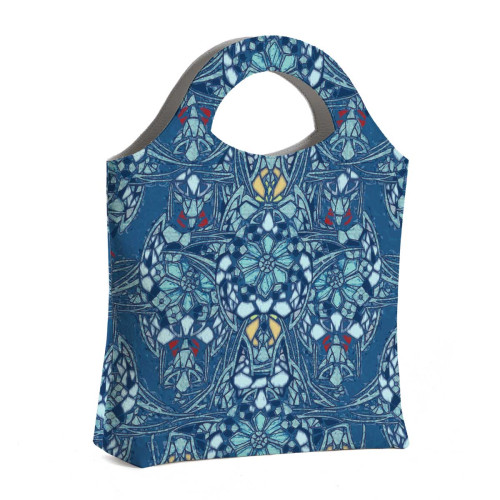 Сумка тоут BAG4 «Мозаика голубая»