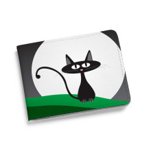 Кошелек мини, PRS2 «Кот с луной»