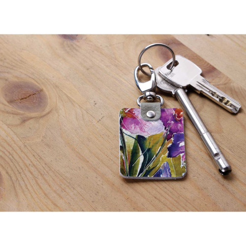 Брелок (Прямоугольный ) TRI1 «Irisy akvarel»