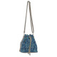 Сумка на плечо BG17 «Мозаика голубая»