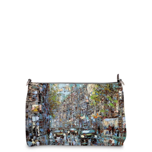 Сумка шолдер, BAG3 «Белые ночи на петербургской улице»