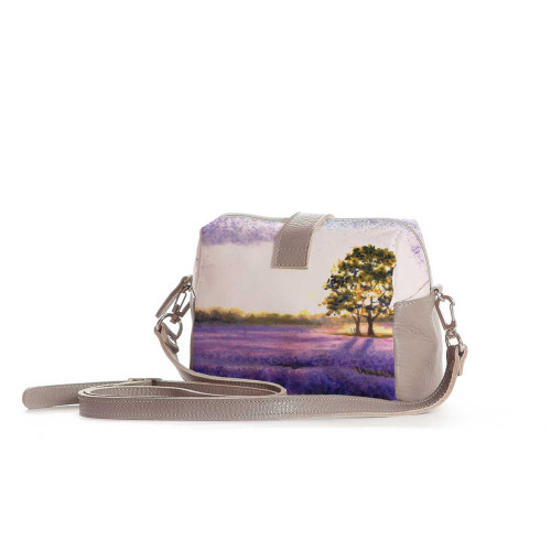 Сумка кросс-боди BAG6 «Лавандовые поля Франции»
