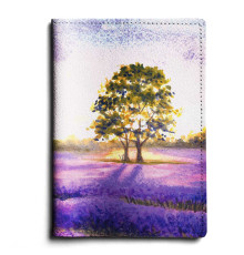 Обложка для паспорта, PAS1 «Лавандовые поля Франции»