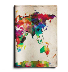 Обложка для автодокументов, AUT1 «World map»