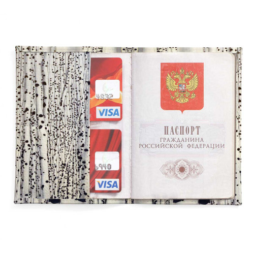 Обложка для паспорта, PAS2 «Березы»