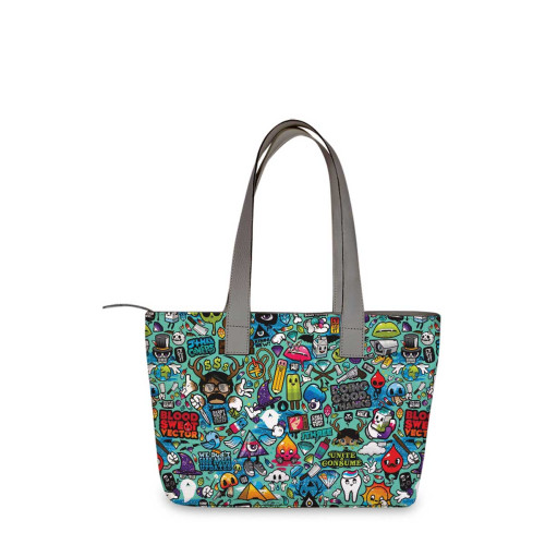 Сумка тоут, BAG2 «Colored drawings»