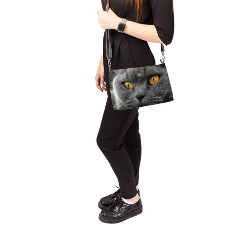 Сумка шолдер, BAG3 «Cat Eyes»