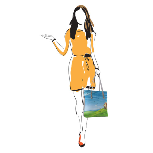 Сумка тоут BAG9 «Green hills»