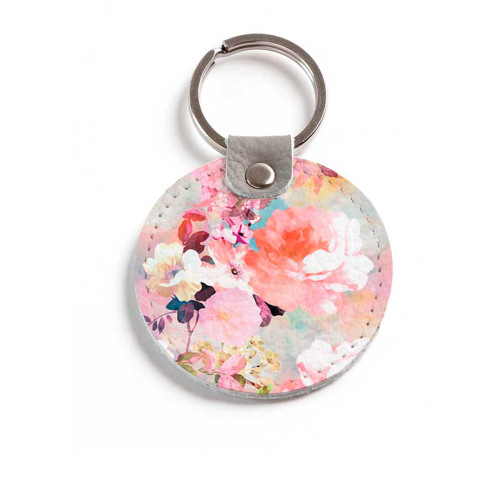 Брелок (Круглый) TRI4 «Peonies»