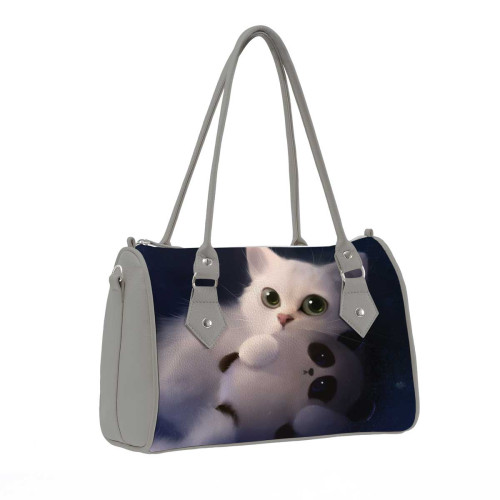 Сумка на руку BG13 «Cat & Panda»