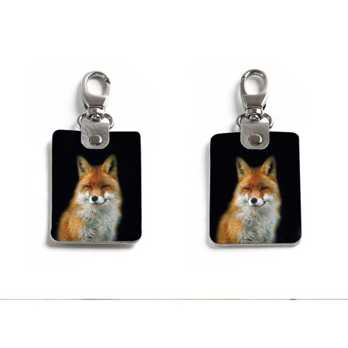 Брелок (Прямоугольный ) TRI1 «Лиса вертикальная»