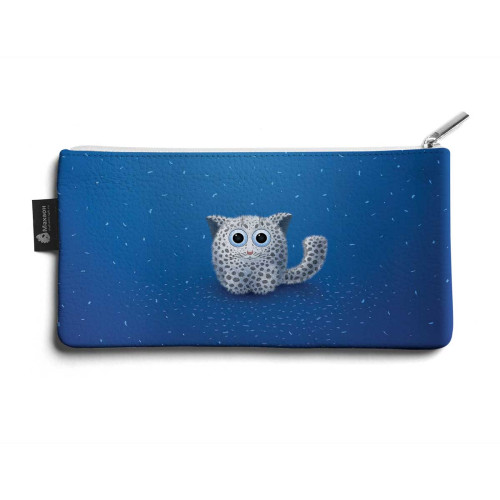 Косметичка small KOS1 «Snow leopard»