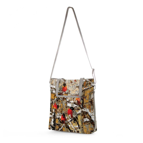 Сумка тоут BAG9 «Снегири»