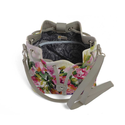 Сумка на плечо BG16 «Watercolor flowers in vase»