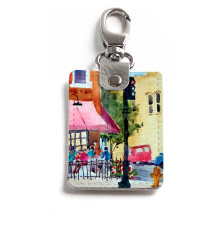 Брелок (Прямоугольный ) TRI1 «Coffee shop»