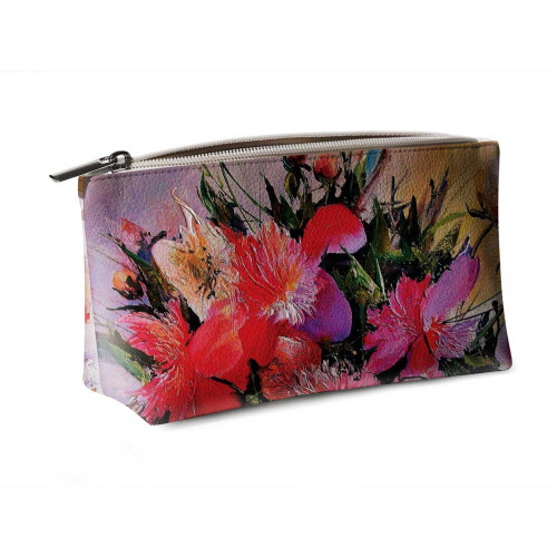 Косметичка big KOS2 «Пионы на розовом»