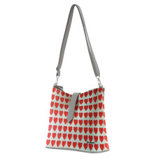 Сумка на плечо BG12 «Сердечки»